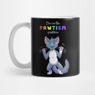 Pawtism Spectrum ActuallyAutistic Pride Mug